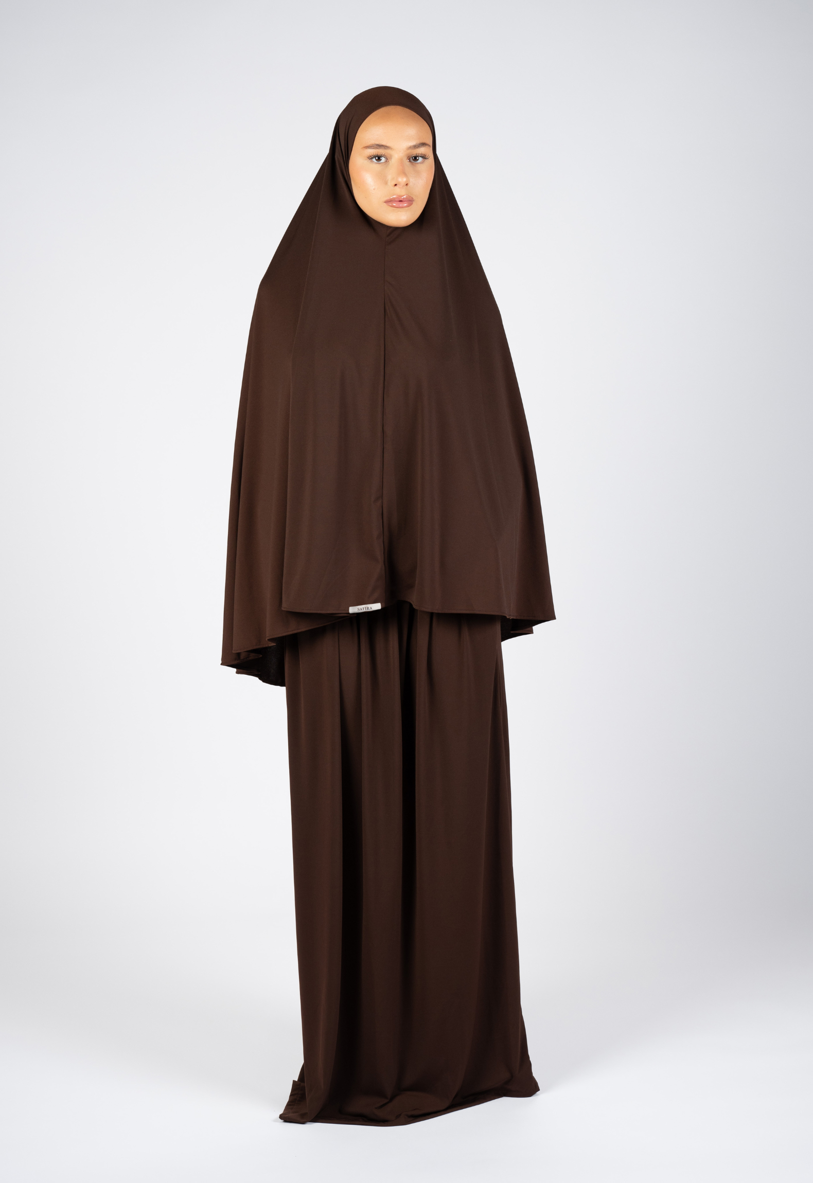 Khimaar Ensemble | Chocolate Brown